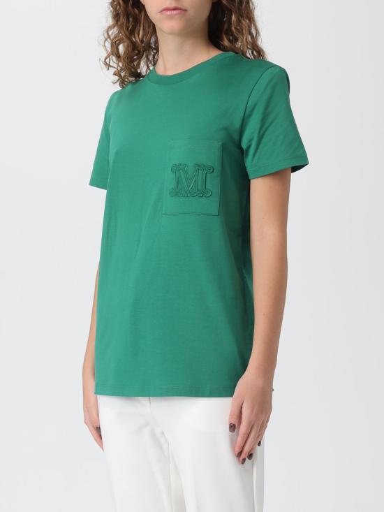 25FW 막스마라 반팔 티셔츠 2521946041600 007 Emerald - MAX MARA