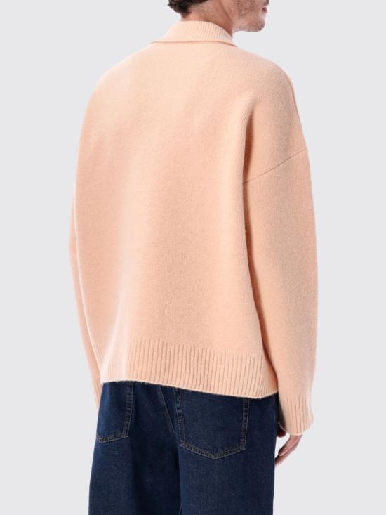 25FW 아미 폴로 티셔츠 UPL408KN0135 6807 Pink - AMI