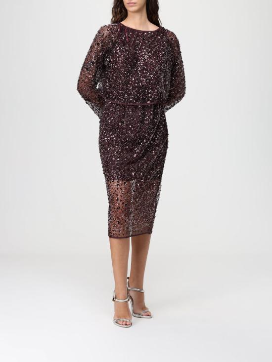 25FW 액티튜드 트윈세트 긴팔 티셔츠 252AP2272 12562 Brown - ACTITUDE TWINSET