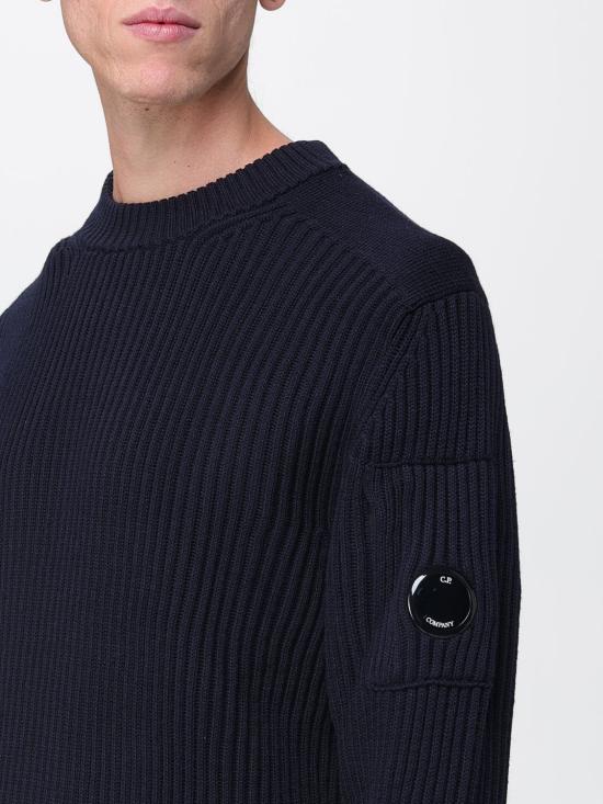 25FW 씨피 컴퍼니 스웨터 19CMKN219A006595A 888 Blue - C.P. COMPANY