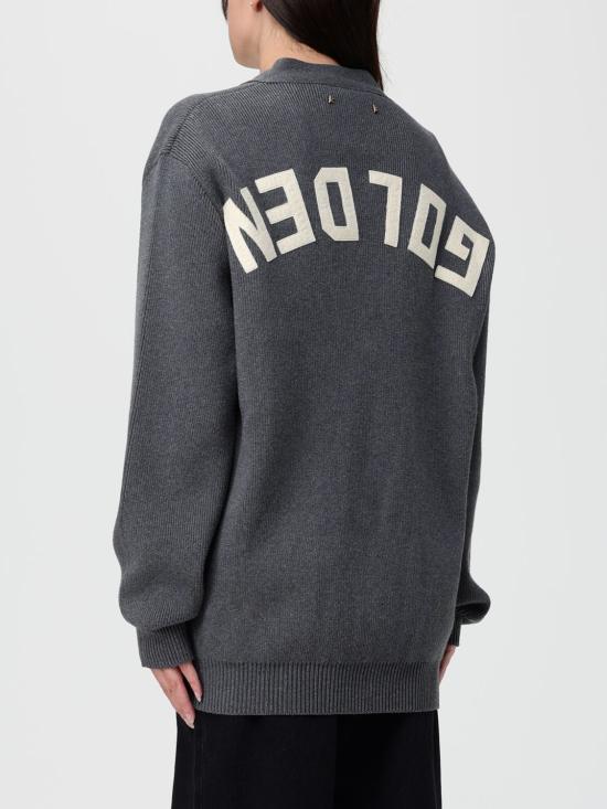 25FW 골든구스 코튼 버튼 가디건 GWP00950P00066260304 Grey - GOLDEN GOOSE