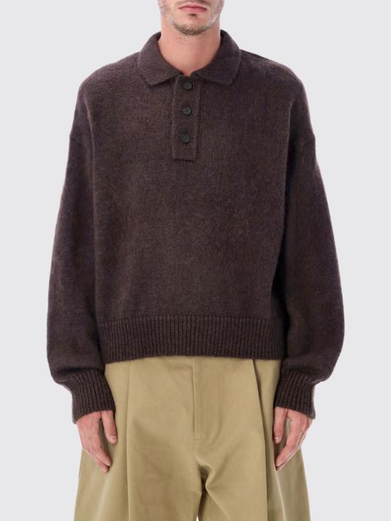 25FW 스튜디오 니콜슨 폴로 티셔츠 1493 ESPRESSO Brown