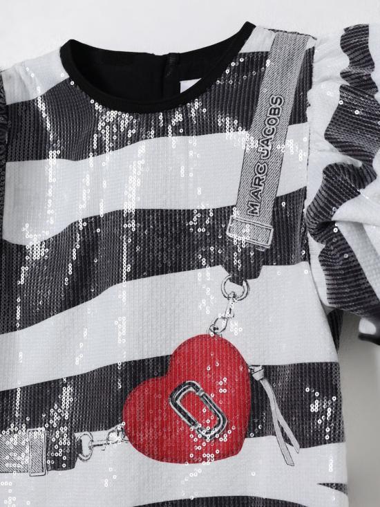 25FW [키즈] 마크제이콥스 원피스 W60601 09B Black - MARC JACOBS