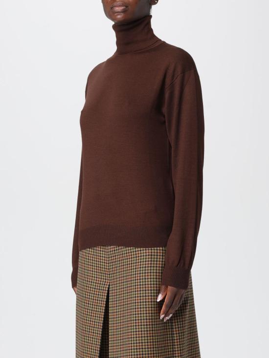 25FW 생로랑 터틀넥 840802YAPK2 2036 Brown - SAINT LAURENT