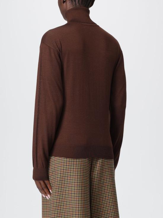 25FW 생로랑 터틀넥 840802YAPK2 2036 Brown - SAINT LAURENT