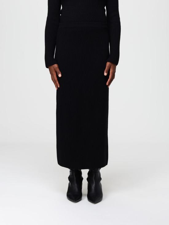 25FW 트윈셋 롱 스커트 252TT3142 00006 Black 1