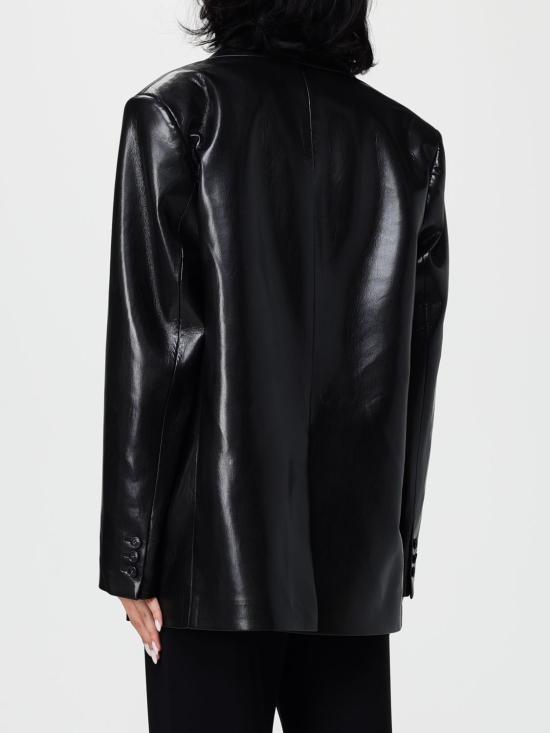 25FW 안다마네 가죽 자켓 T183012A 999 Black - ANDAMANE