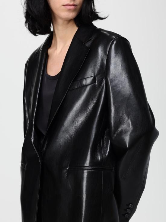 25FW 안다마네 가죽 자켓 T183012A 999 Black - ANDAMANE