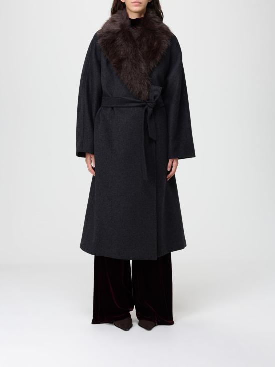 25FW 위켄드막스마라 카치오 코트 2525016013600 061 Charcoal