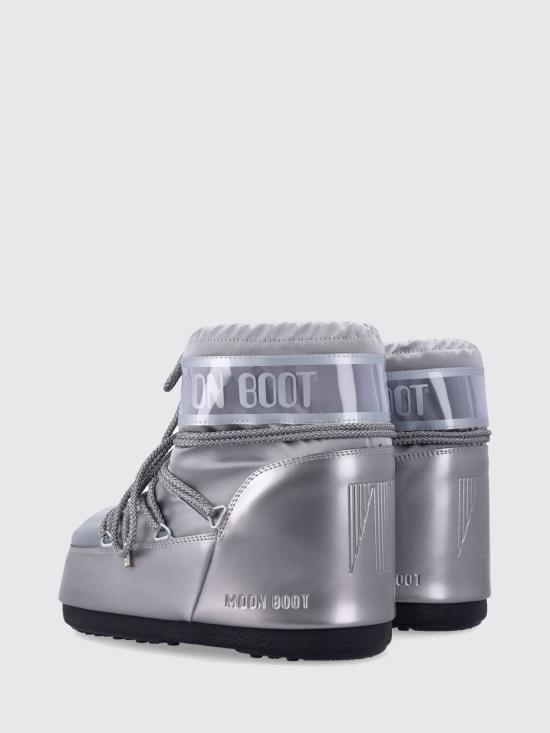 25FW 문부츠 아이콘 나일론 로우 부츠 80D1409350 H001 Silver - MOON BOOT