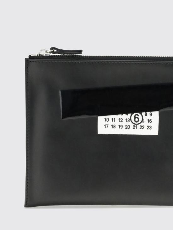 25FW MM6 메종마르지엘라 클러치/파우치 SA6WF0002P8651 T8013 Black - MM6 MAISON MARGIELA