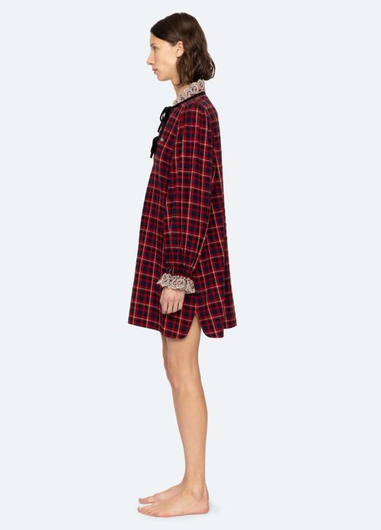  씨뉴욕 언더웨어 Sea Ny Zahara 나이트 셔츠 레드 - SEA NY