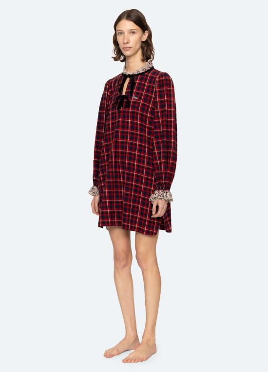  씨뉴욕 언더웨어 Sea Ny Zahara 나이트 셔츠 레드 - SEA NY