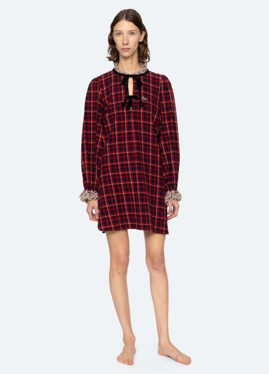  씨뉴욕 언더웨어 Sea Ny Zahara 나이트 셔츠 레드