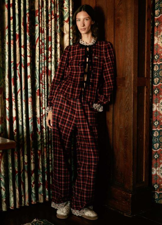  씨뉴욕 언더웨어 씨뉴자하라 파자마 세트 레드