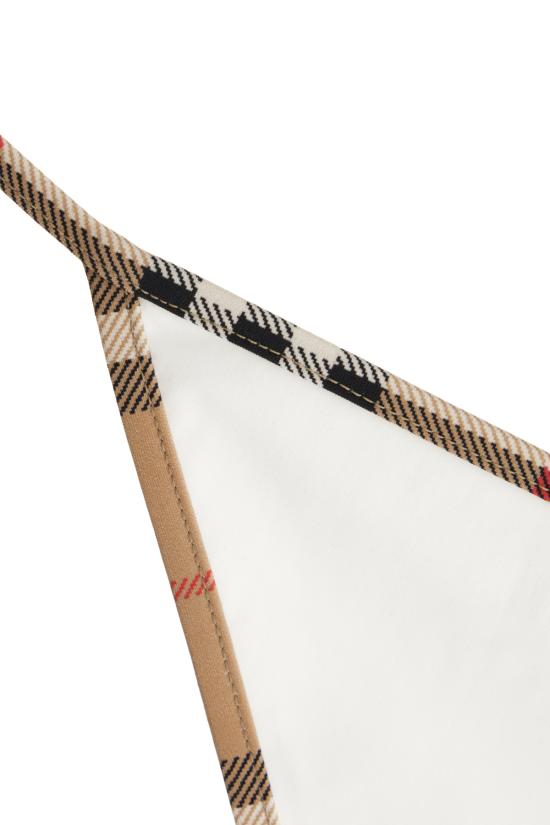 26SS 버버리 체크 트리밍 비키니 8070464 A1464 WHITE - BURBERRY