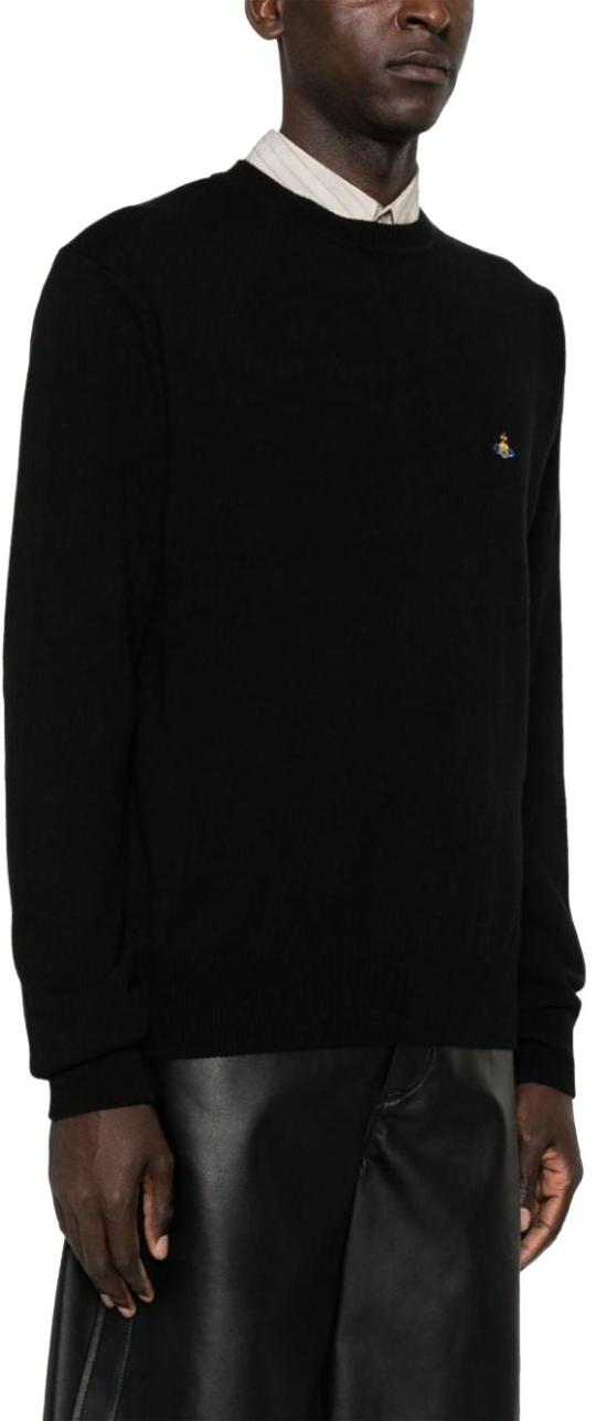 24FW 비비안웨스트우드 스웨터 27010012Y0021N401 BLACK - VIVIENNE WESTWOOD