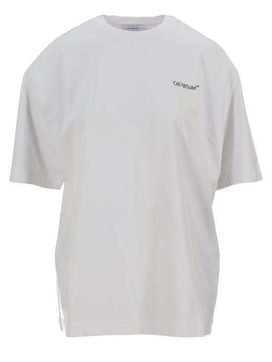 26FW 오프화이트 반팔 티셔츠 OWAA13FF25JER004 0110 WHITE BLACK