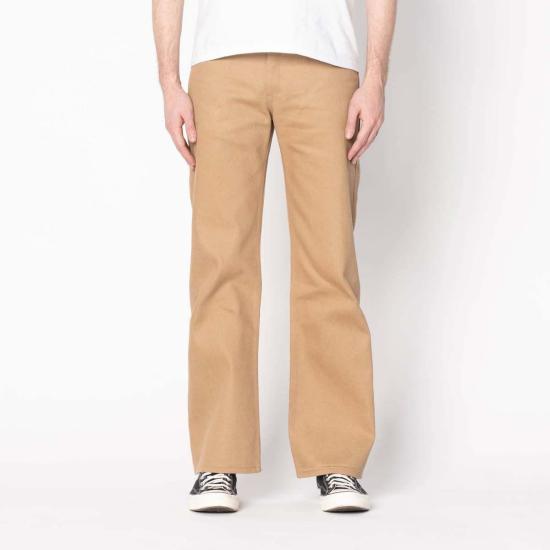  네이키드 & 페이머스 데님 팬츠 스트롱 가이 브라운 폭스 셀비지 진 브라운 - NAKED & FAMOUS