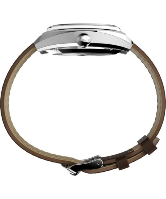  타이맥스 손목시계 Timex Marlin Sub Dial 자동 39mm 가죽 스트랩 시계 - TIMEX