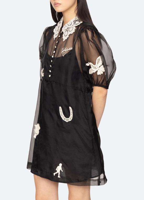  씨뉴욕 숏 원피스 Sea Ny Ellison 미니 드레스 블랙 - SEA NY