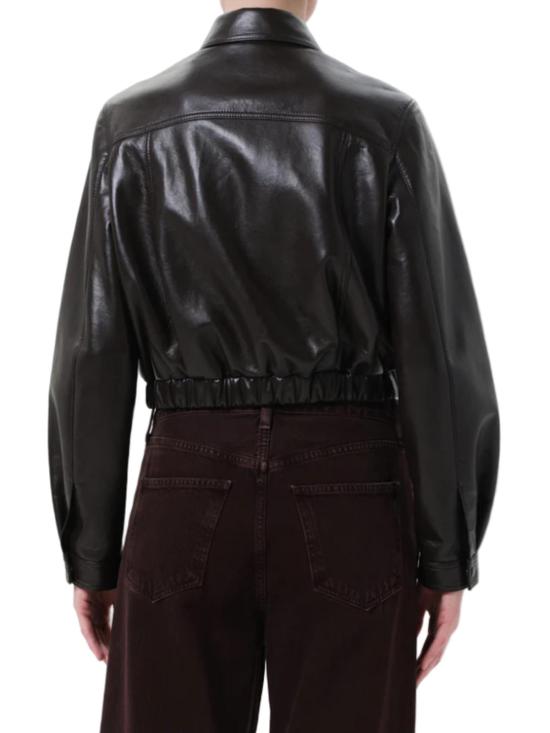  에이골디 가죽 자켓 아골드 에시 리사이클드 크롭 재킷 - AGOLDE