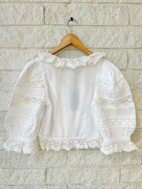  헌터 벨 블라우스 프림로즈  화이트 - HUNTER BELL