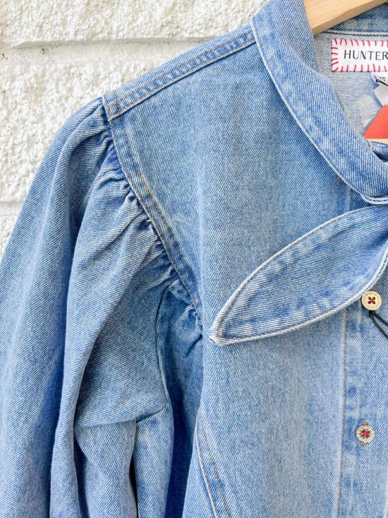  헌터 벨 블라우스 오데사 셔츠 빈티지 데님 - HUNTER BELL