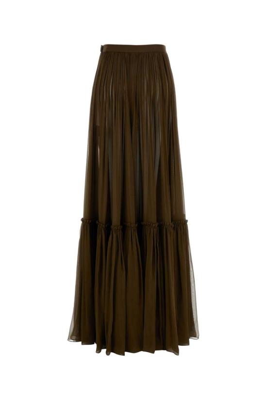 25SS 생로랑 스커트 834197Y115W 2423 BROWN - SAINT LAURENT