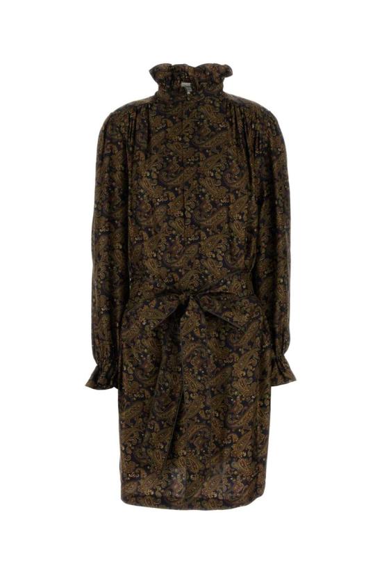 25SS 생로랑 미디 원피스 828304Y6K90 4775 PRINTED