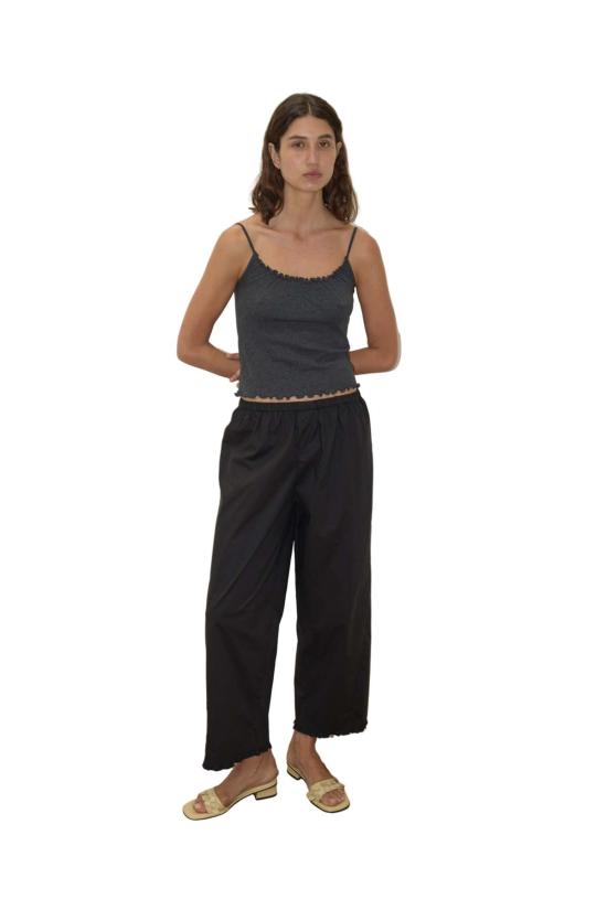  데이지 스튜디오 민소매 티셔츠 플라운스 탱크 그레이 - DEIJI STUDIO