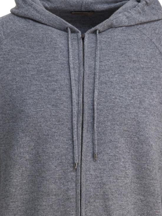 25FW 에르노 후드 티셔츠 MC00045UR 710229460 GREY - HERNO