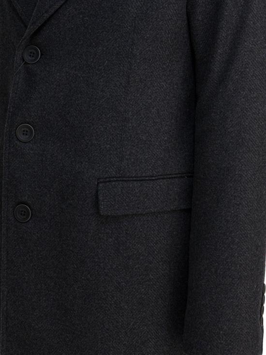 25FW 에르노 헤링본 싱글 브레스티드 코트 CA000216U 33457R9487 GREY - HERNO