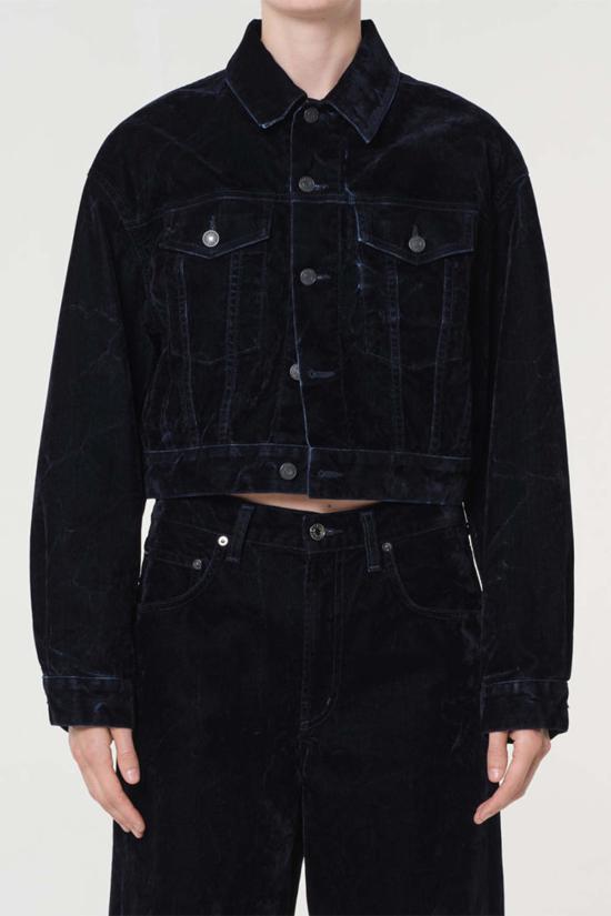  에이골디 데님 자켓 아골드 래들리 재킷 블루 크러쉬