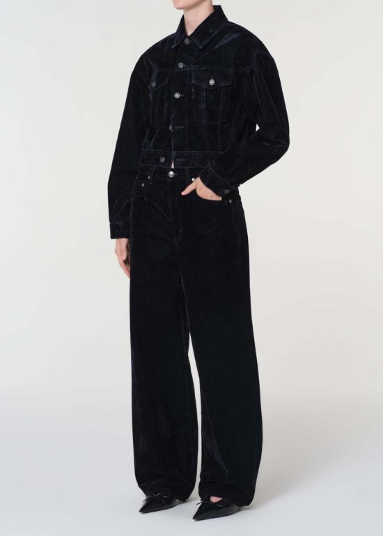  에이골디 데님 자켓 아골드 래들리 재킷 블루 크러쉬 - AGOLDE