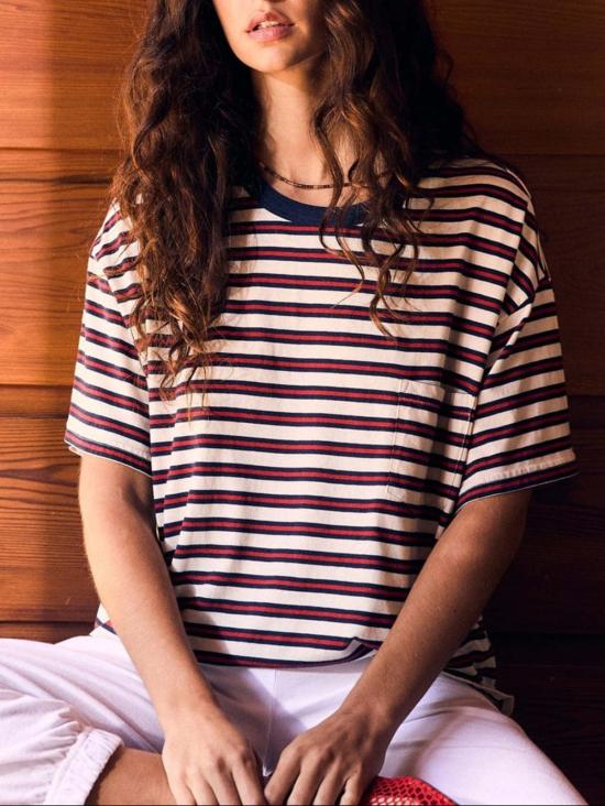  시레나 반팔 티셔츠 폴리나 티 아메리카나 - XIRENA