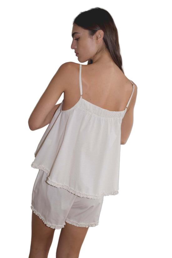  데이지 스튜디오 언더웨어 요크 세트 본 체크 - DEIJI STUDIO