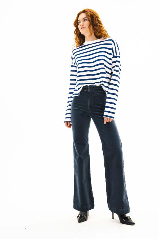  ASKK 뉴욕 스트레이트 팬츠 애스크 나이 브라이튼 와이드 레그 팬츠 슬레이트 - ASKK NY