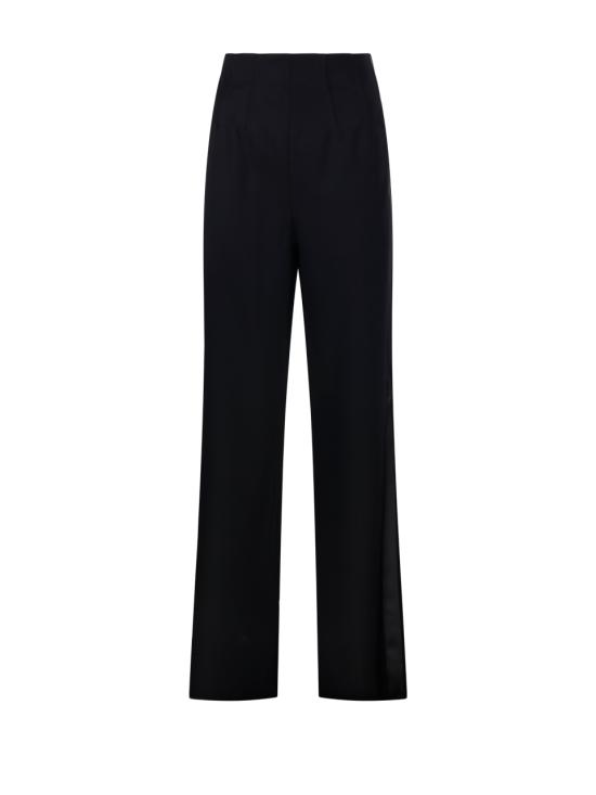 25FW 막스마라 피아노포르테 스트레이트 팬츠 2521136024600 002 NERO