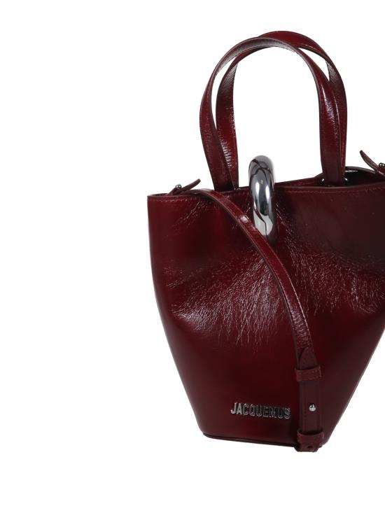 25FW 자크뮈스 토트백 25HBAW00389AC20C01 490 BURGUNDY - JACQUEMUS