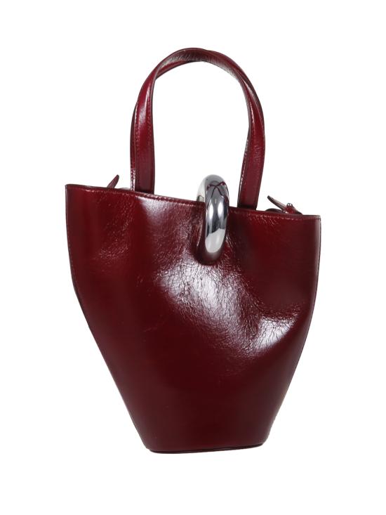 25FW 자크뮈스 토트백 25HBAW00389AC20C01 490 BURGUNDY - JACQUEMUS