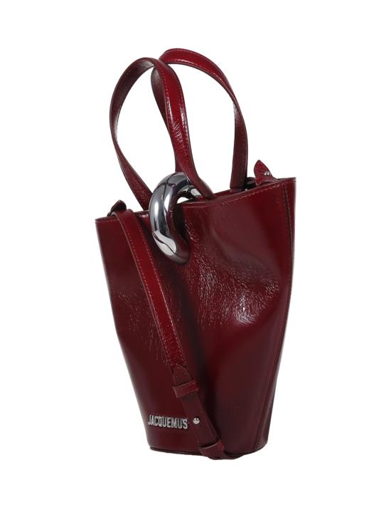 25FW 자크뮈스 토트백 25HBAW00389AC20C01 490 BURGUNDY - JACQUEMUS