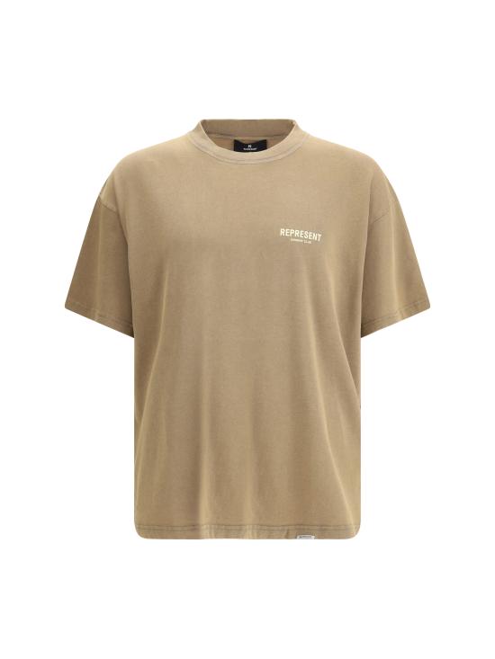 26SS 리프레젠트 반팔 티셔츠 OCM41114 ALMOND BROWN