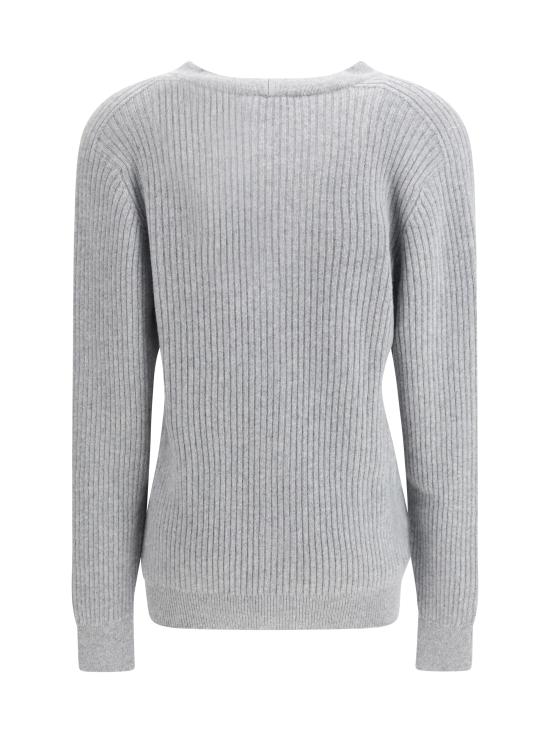 25FW 발망 가디건 FF0KO003KJ17 9UB GREY - BALMAIN