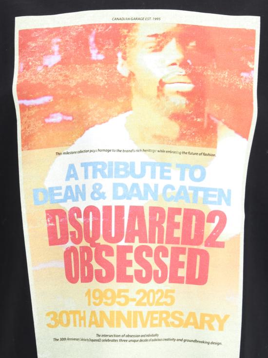 25FW 디스퀘어드2 반팔 티셔츠 S71GD1587D20020 900 BLACK - DSQUARED2