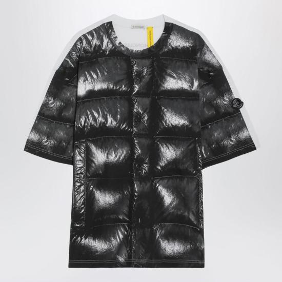25FW Moncler X A$Ap Rocky 반팔 티셔츠 8C0000189AYW R MONGE 999 Black