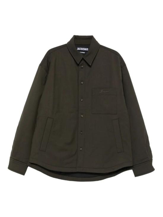 25FW 자크뮈스 긴팔 셔츠 OUM00116AW00670 580 DARK KHAKI