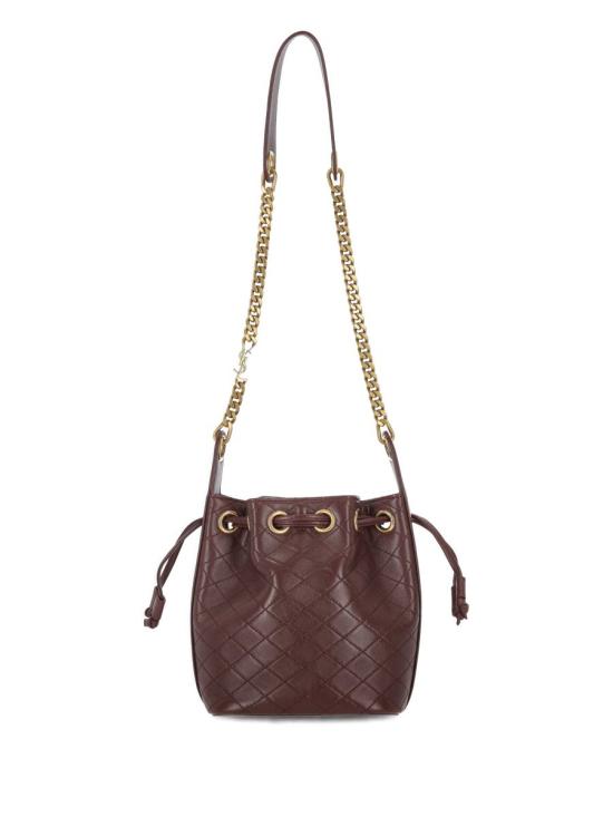 25FW 생로랑 카산드라 램스킨 버킷백 8408861EL076195 HOT WINE