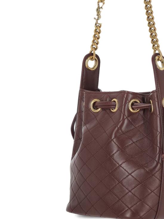 25FW 생로랑 카산드라 램스킨 버킷백 8408861EL076195 HOT WINE - SAINT LAURENT