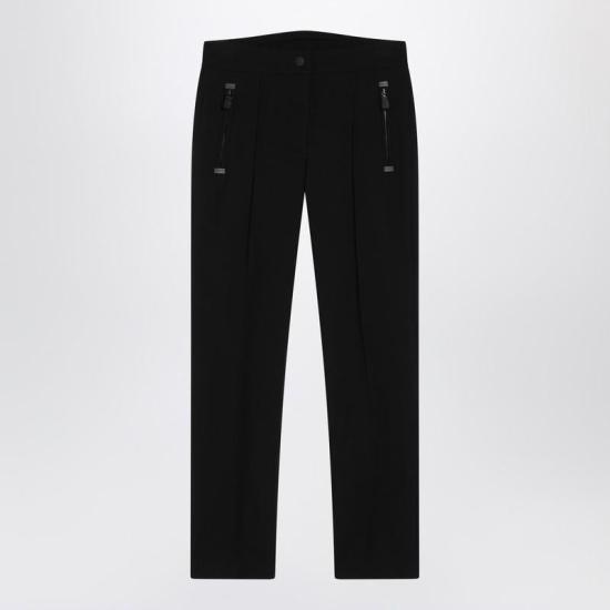 25FW 몽클레어 스트레이트 팬츠 2A0000153064 R MONGR 999 Black